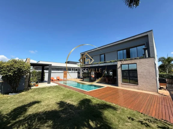Imagem Casa Sobrado, 3 dormitórios (1 suíte), 4 vagas, Ecopark Bourbon, Caçapava.