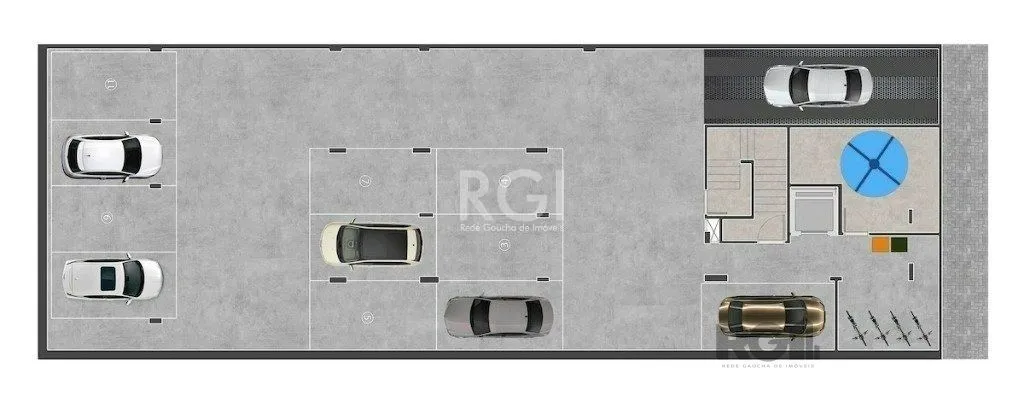 Imagem Apartamento para Venda - 50.88m², 1 dormitório, 1 vaga - Centro