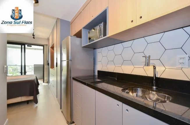 Imagem Apartamento Mobiliado à Venda Em Moema Com 1 Suíte e Varanda - Studio