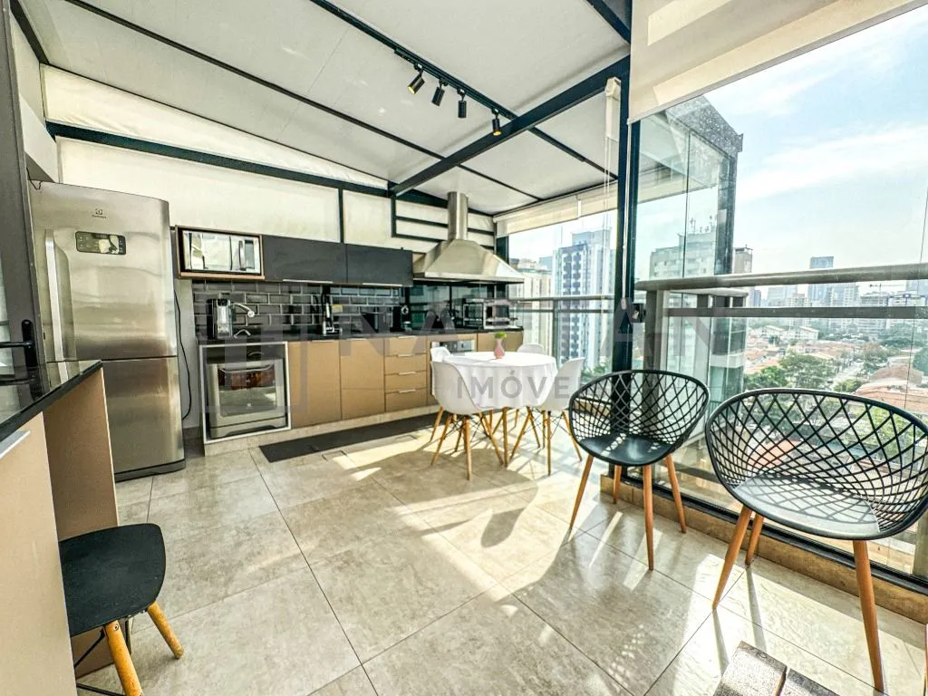 Imagem Cobertura com 1 dormitório para alugar, 73 m² por R$ 8.788,29/mês - Brooklin - São Paulo/SP