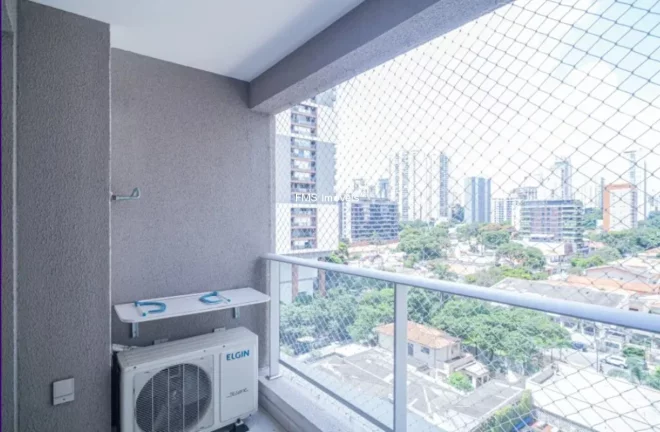 Imagem Studio para locação no Brooklin com 1 suíte, 1 banheiro, 1 vaga, 36m².