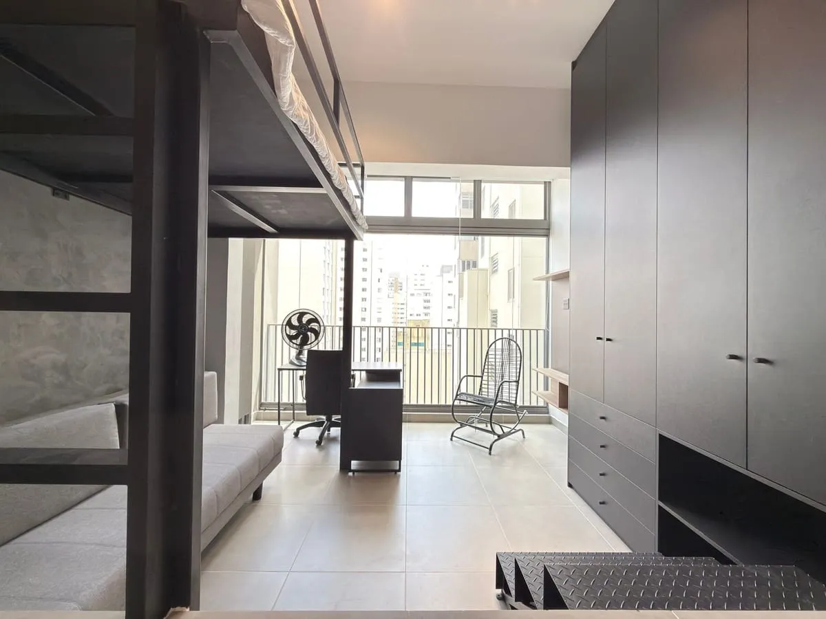 Imagem Apartamento com 1 Quarto para alugar, 24m² - Perdizes