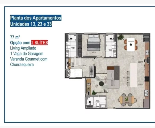Imagem Apartamentos de 1 a 3 Dormitórios, Duplex, de 30 a 154m² na Vila Bocaina, Mauá-SP