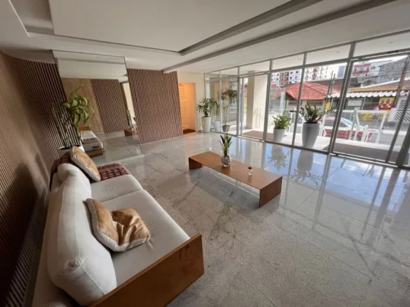 Imagem Apartamento 1 suíte, sala com sacada gourmet, imóvel à venda no Bairro Tupi/Praia Grande, apartamento com vaga de 1 garagem, Lazer completo c/ quadra poliesportiva. Á venda Imobiliaria Consulte Imoveis.