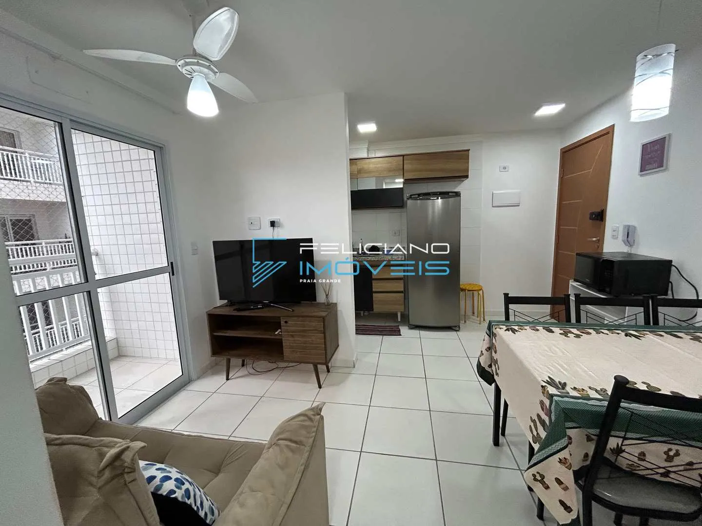 Imagem Apartamento com 2 quartos, Aviação, Praia Grande - R$ 380 mil, Cod: 6149
