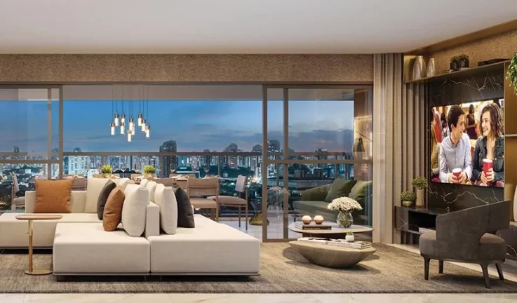 Imagem EXPRESSION IBIRAPUERA - EZTEC - Aptos de 122 a 169 m² | 3 a 4 suítes | 2 a 3 vagas + depósito!!