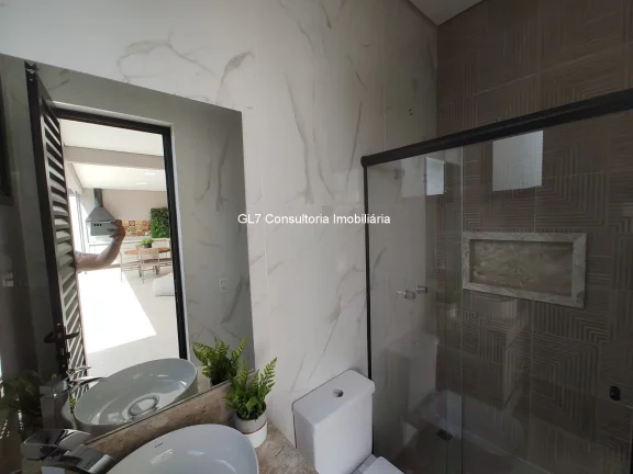 Imagem Casa Sobrado com Piscina 3 Suítes sendo 1 Com Closet, Condomínio Dona Maria Jose Indaiatuba SP
