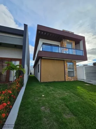 Imagem Casa de luxo em condomínio à venda em Catu de Abrantes, Camaçari-BA: 4 quartos, 4 suítes, 3 salas e 156m². Chegou a sua vez!