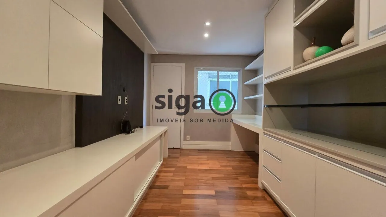 Imagem Brooklin - 198 m² - Andar Alto - 3 Suítes - Varanda Gourmet - Quadra de Tênis