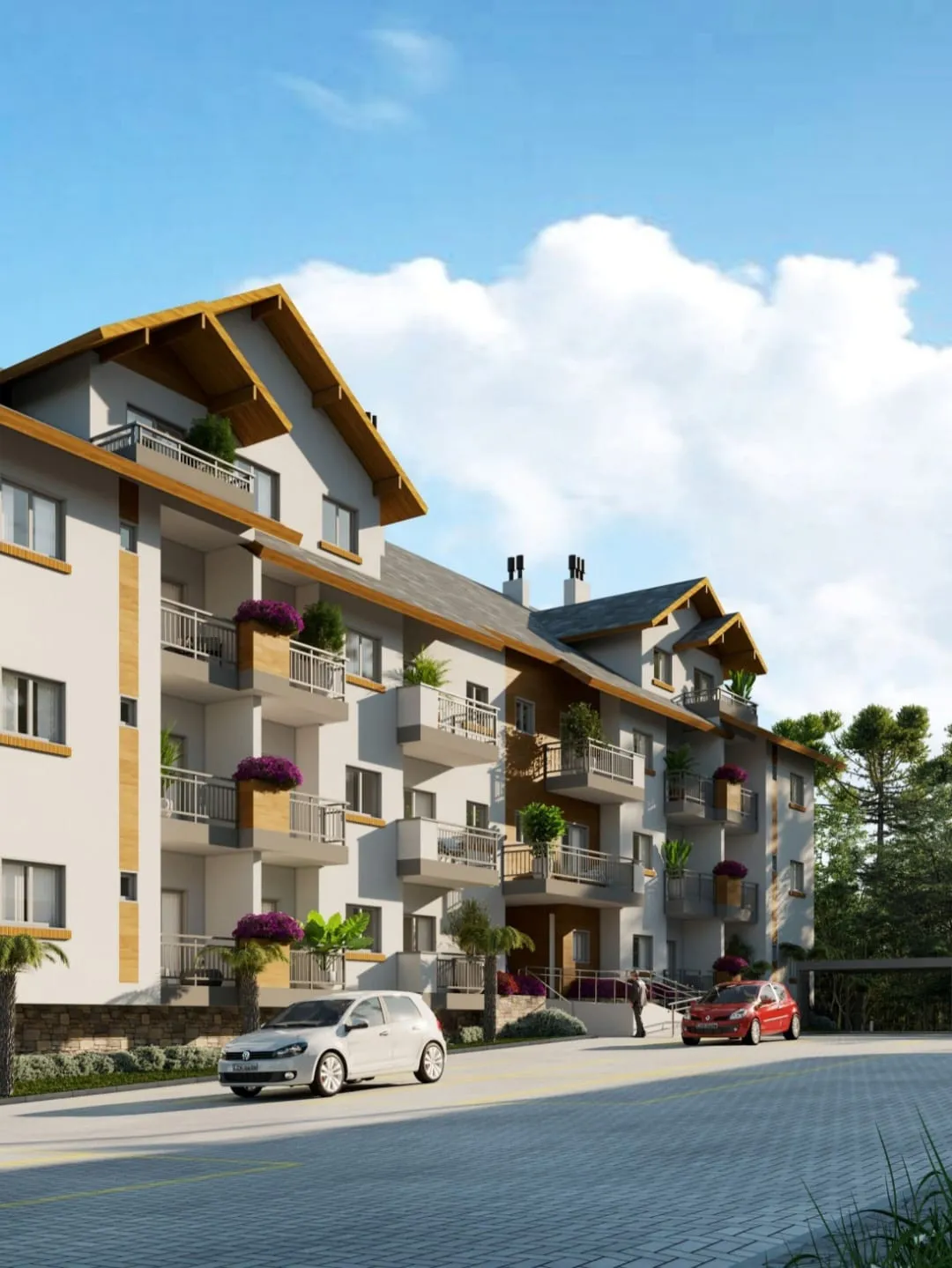 Imagem Apartamento à venda em Gramado, Floresta, com 2 quartos, 68.69m2