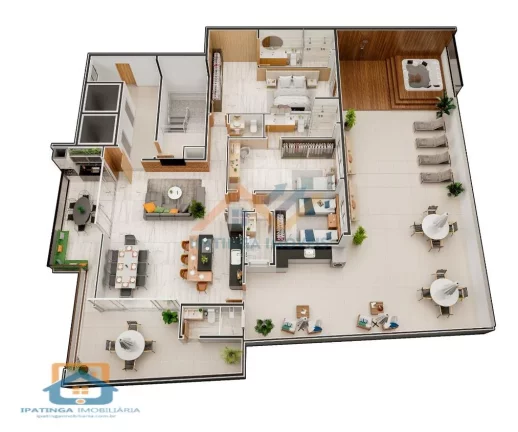 Imagem Apartamento com 3 quartos no bairro Bela Vista em Ipatinga