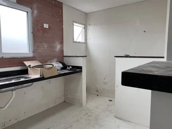 Imagem Casa de Condomínio com 2 dorms, Maracanã, Praia Grande - R$ 395 mil, Cod: 2357