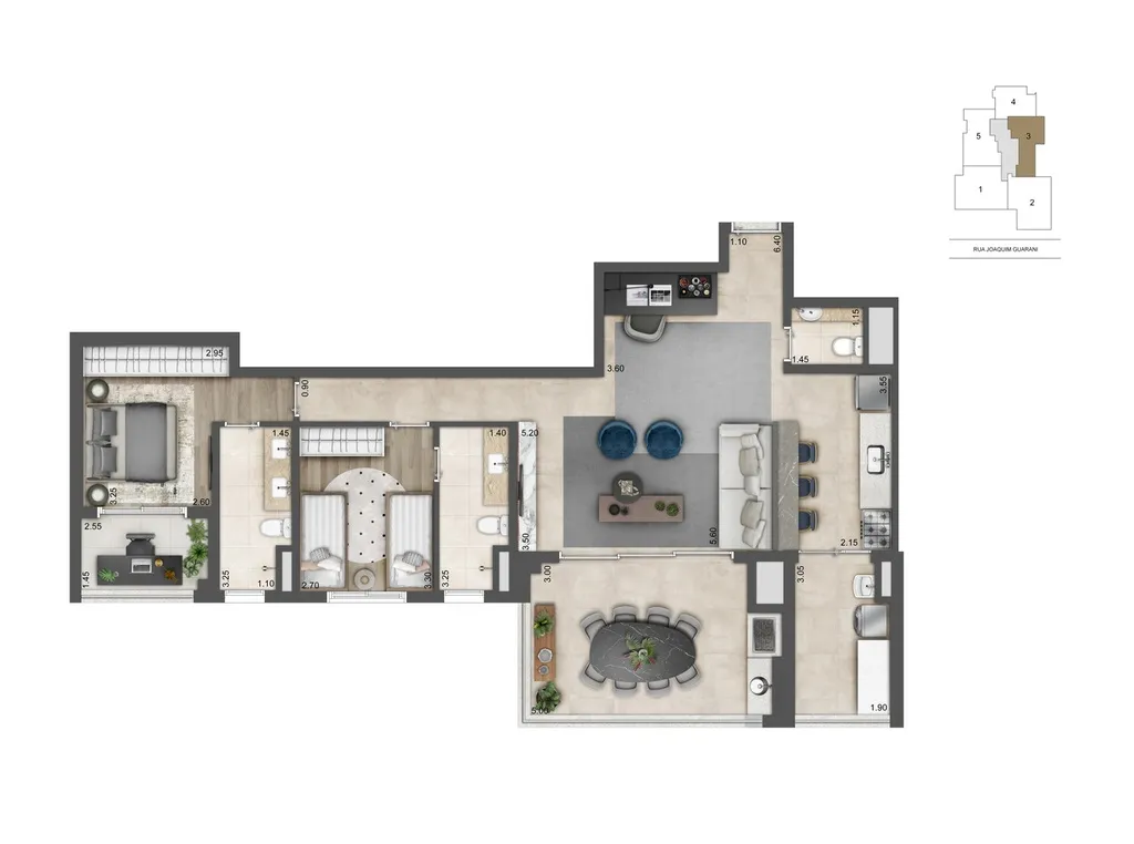 Imagem Chegou a hora de ressignificar tudo que você imaginava sobre um apartamento. Um mundo de imensidão...