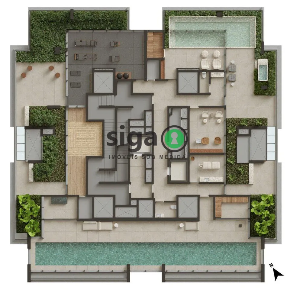 Imagem Apartamento à venda no Paraíso de 164 m² com 3 suítes e 2 vagas em São Paulo