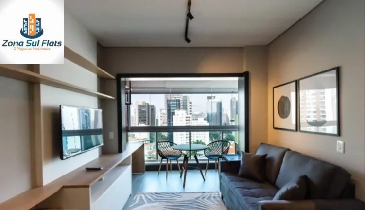 Foto do imóvel Apartamento Mobiliado à Venda Em Pinheiros Com 1 Dormitório e 1 Vaga em RUA SEBASTIÃO GIL