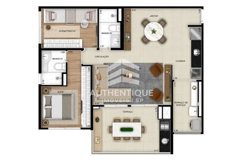 Imagem NEXT ASTORGA CONDOMINIO CLUB VILA GUILHERMINA - Apartamento à venda no bairro Vila Guilhermina - São Paulo/SP, Zona Leste