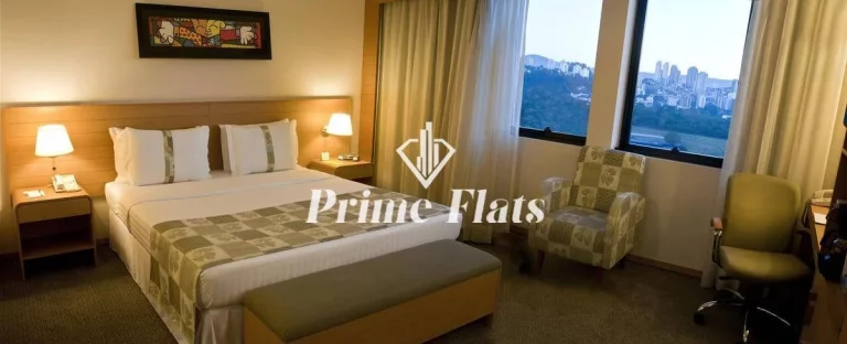 Imagem Flat disponível para venda no Holiday Inn Anhembi, com 26m², 1 dormitório e 1 vaga