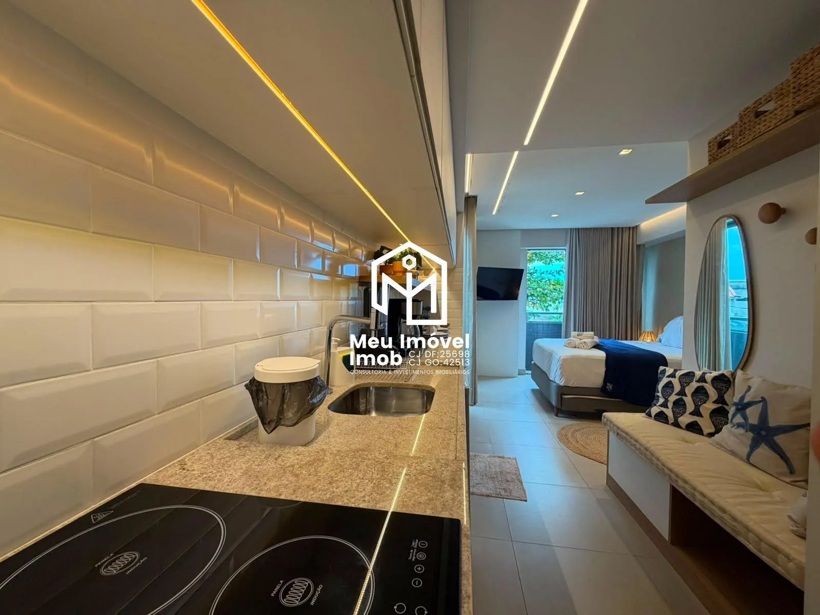 Foto do imóvel Way Bossa Flat 1 Quarto 1 Vaga 27m² Mobiliado João Pessoa/PB