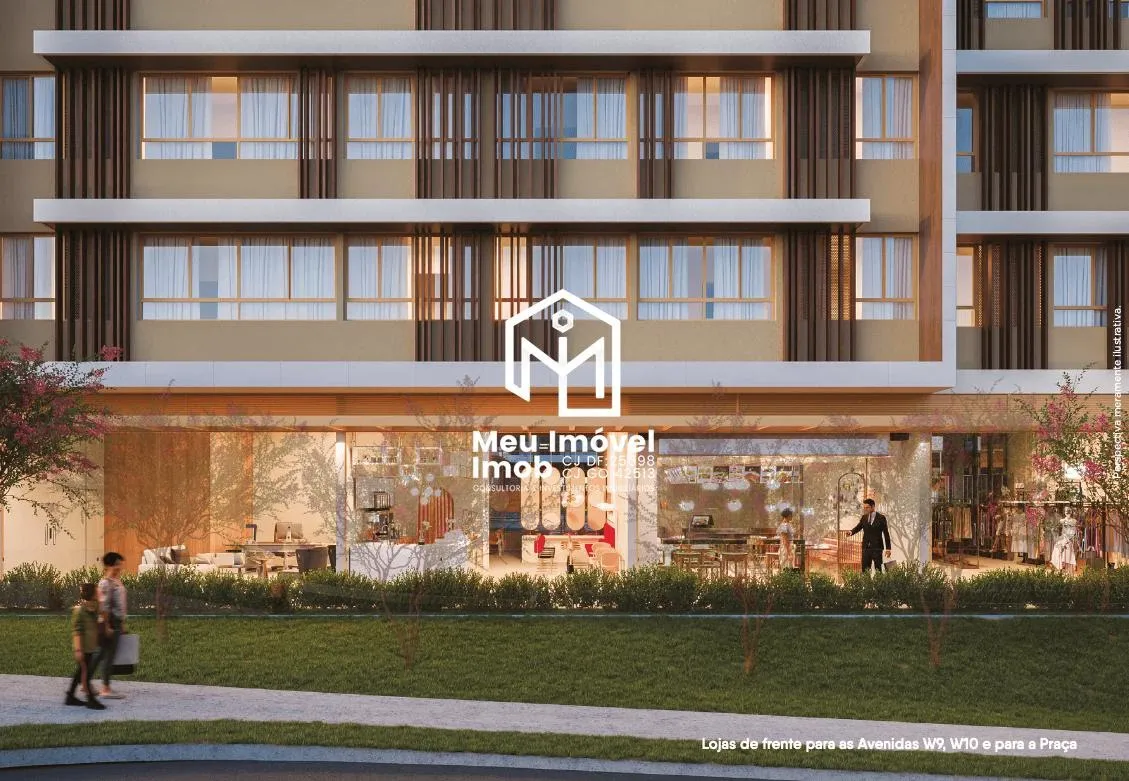 Imagem Apartamento no Aura Noroeste 1 Quarto 1 Suíte 1 Vaga 82m²