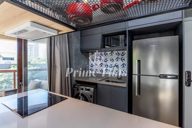 Imagem Flat disponível para venda no Cyrela by Pininfarina no Itaim Bibi, com 49m², 1 dormitório e 1 vaga