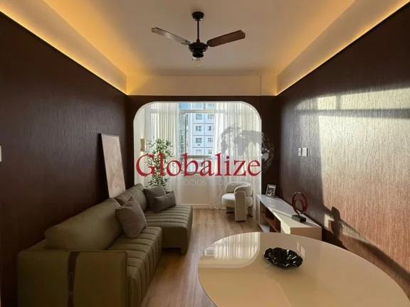 Imagem Apartameno à venda com 65m², 2 quartos, 1 suíte, frente mar, 1 vaga por R$885.000,00 no José Menino em Santos