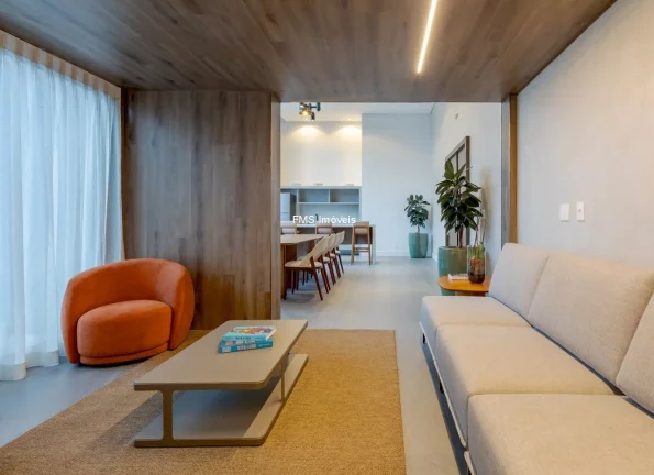 Imagem Apartamento para locação em Pinheiros, com 1 quarto, 1 banheiro, 1 vaga de garagem, 46m² de área.