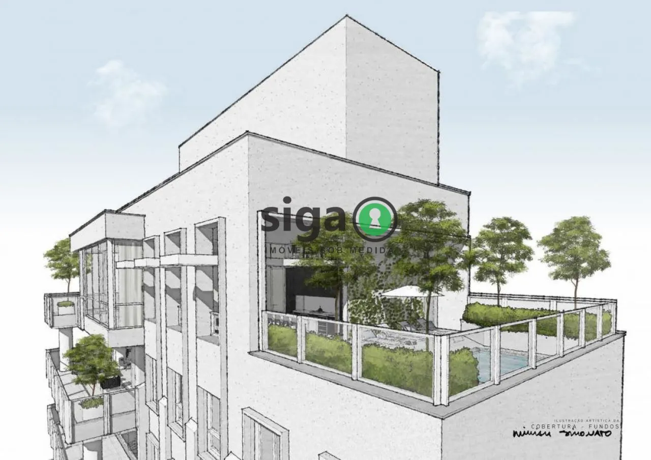 Imagem Cobertura Duplex a venda na Vila Nova Conceição de 559 m² com 4 suítes e 6 vagas - São Paulo