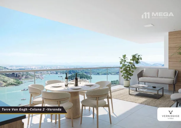 Imagem Apartamento com 4 dormitórios à venda, 257 m² por R$ 4.575.100,00 - Enseada do Suá - Vitória/ES
