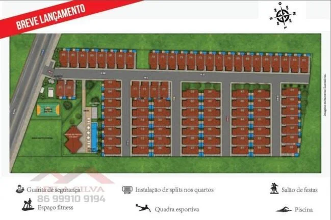 Imagem Casa em Condomínio para Venda, Gurupi, 3 dormitórios, 3 suítes, 3 banheiros, 2 vagas