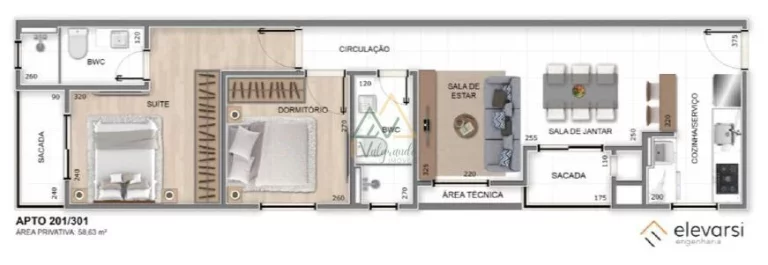 Imagem Apartamento à venda no bairro Centro - Pinhais/PR