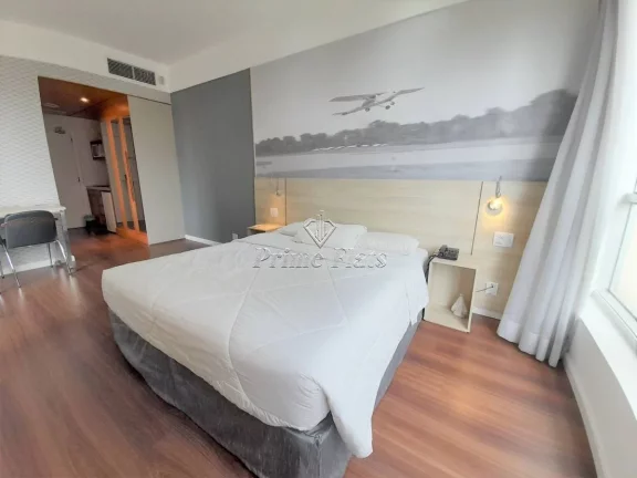 Imagem Flat disponível para venda no Wyndham Garden Convention Nortel, com 32m², 1 dormitório e 1 vaga