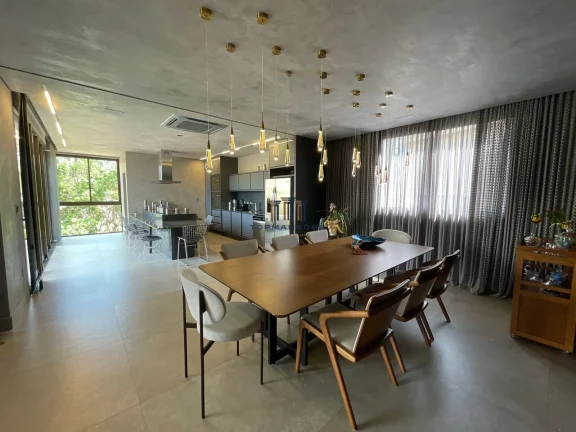 Imagem Casa moderna 4 quartos com piscina condomínio Alphaville - Vespasiano/MG