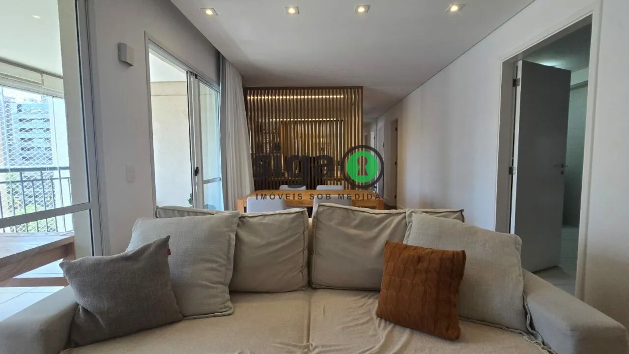 Imagem Apartamento sofisticado de 95m² no Brooklin com varanda gourmet e sol da manhã!!