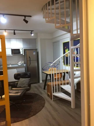 Imagem Cobertura com 1 dormitório à venda, 74 m² - Vila Madalena - São Paulo/SP