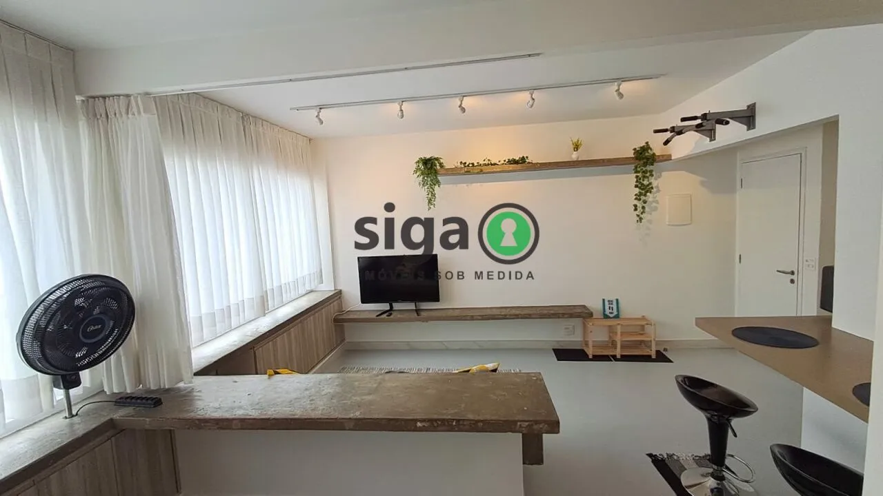 Imagem Apartamento de 60 metros - com 1 dormitórios na Santa Cecilia 60.