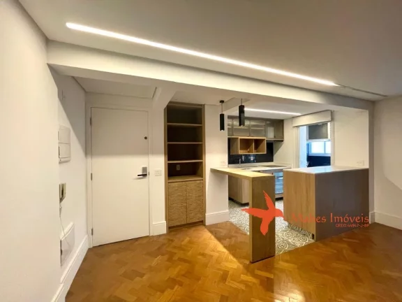 Imagem Apartamento à venda na Vila Madalena, São Paulo-SP: 1 suíte, 2 banheiros, 64m² e 1 vaga de garagem. Venha conferir!
