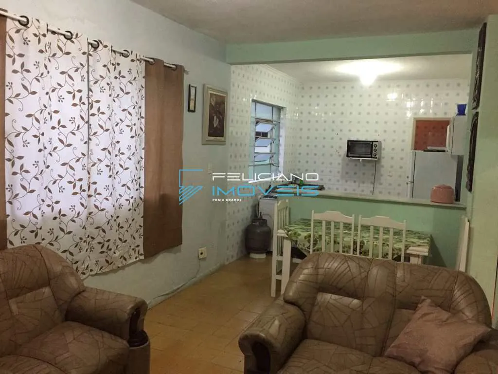 Imagem Apartamento com 2 quartos, Mirim, Praia Grande - R$ 350 mil, Cod: 6166