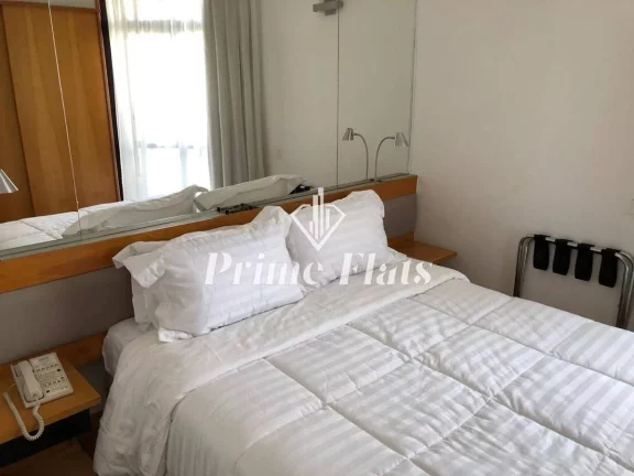 Imagem Flat disponível para locação no Hotel Address Faria Lima By Intercity, com 42m², 1 dormitório e 1 vaga de garagem
