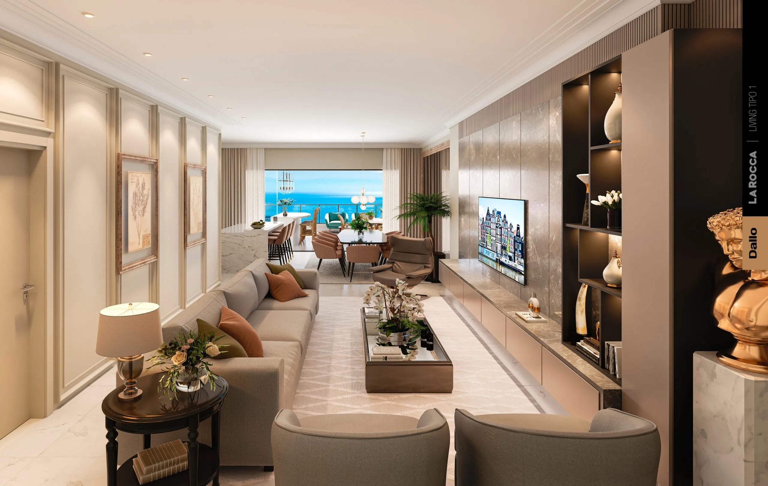 Imagem Apartamento com vista para o mar à venda com 164m2 por R$ 3.080.000,00