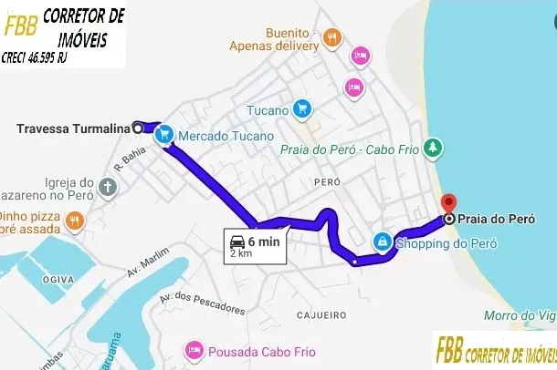 Imagem Casa de Vila com 2 Quartos para Temporada, 60 m² em Portinho - Cabo Frio