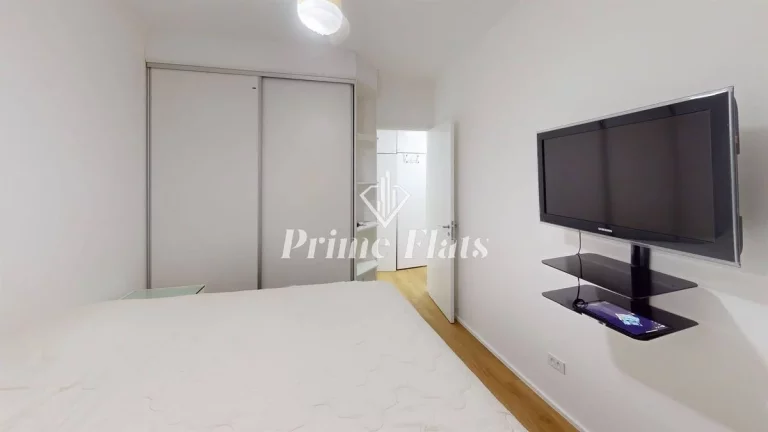 Imagem Flat disponível para locação no Condomínio Prive Cidade Jardim, com 55m², 1 dormitório e 1 vaga