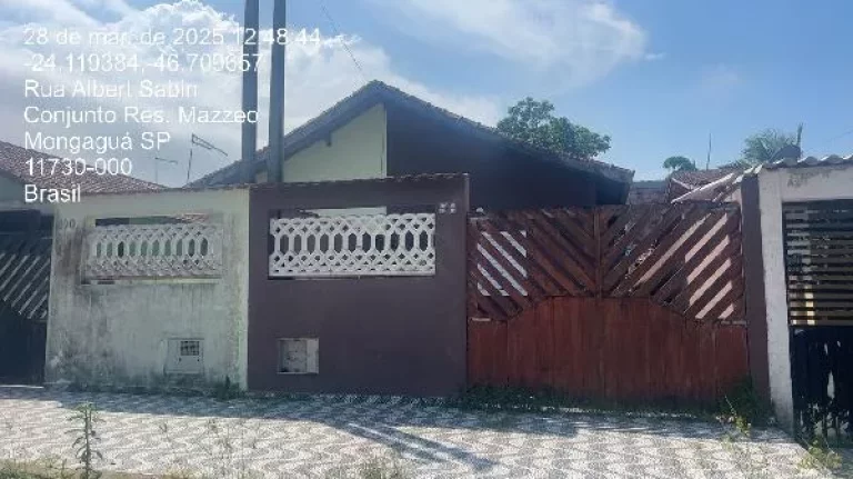 Foto do imóvel Oportunidade Única em MONGAGUA - SP | Tipo: Casa | Negociação: Venda Online | Situação: Imóvel em RUA CARIVALDO CÂNDIDO DA SILVA