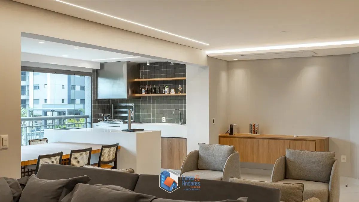 Imagem Apartamento para venda em City América com 3 quartos, sendo 3 suítes, 152.59m²