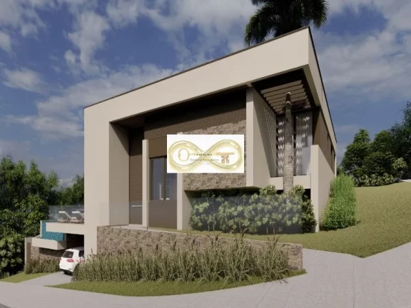 Imagem SOBRADO A VENDA LOCALIZADO NO SWISS PARK, COM TERRENO TOTAL DE 547,62 m²