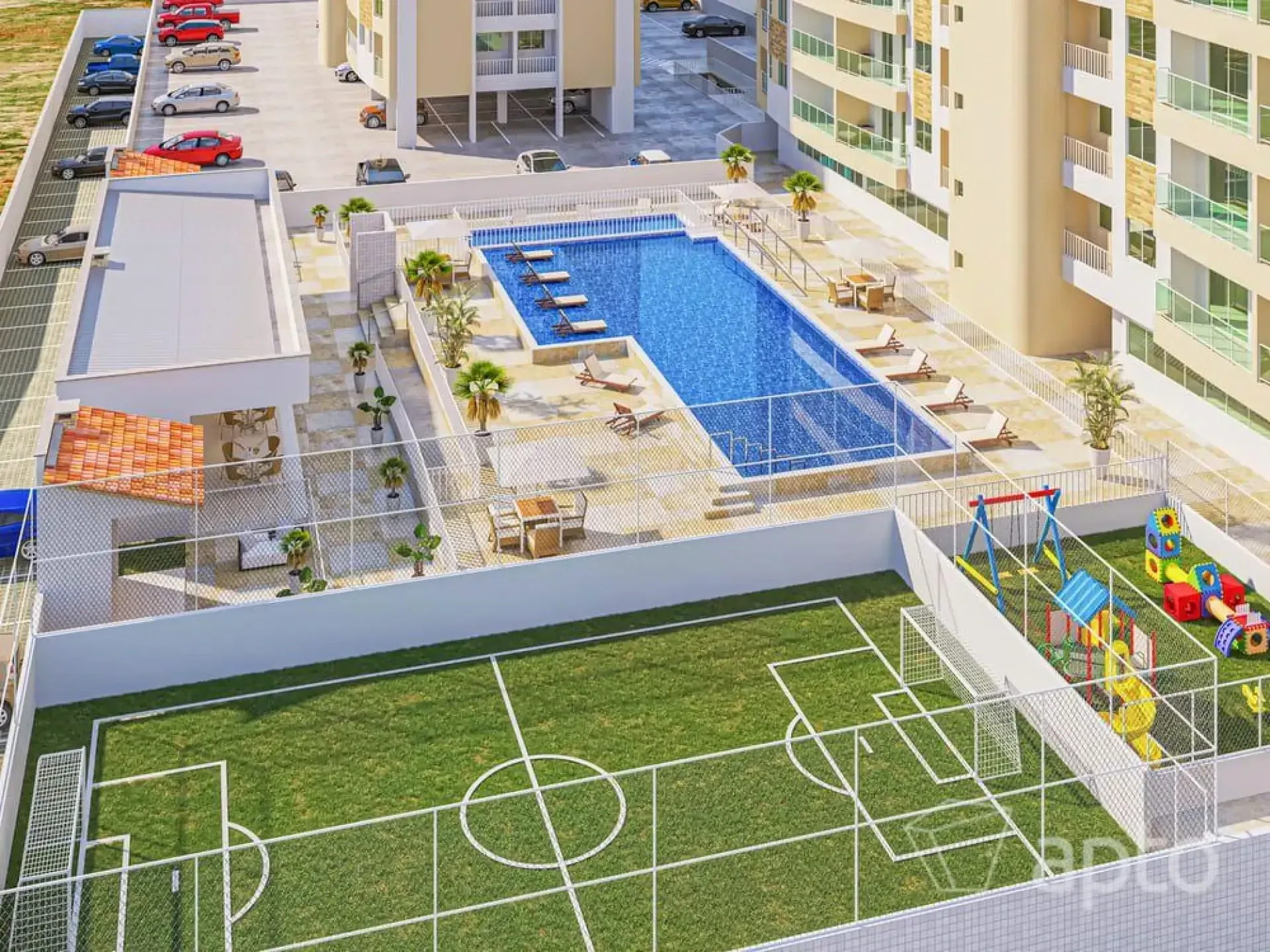 Imagem Apartamento com 3 Quartos à Venda, 81 m² em Olho D'Água - São Luís