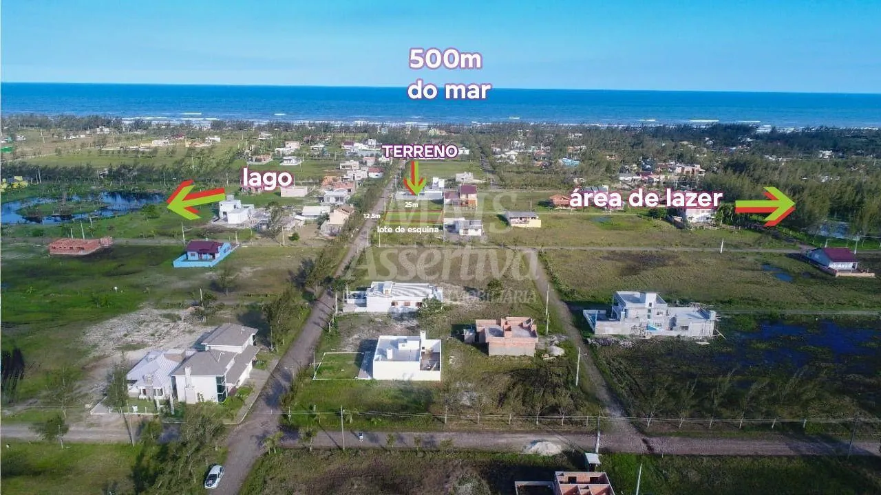 Imagem Terreno de esquina em Condomínio Balneário Gaivota