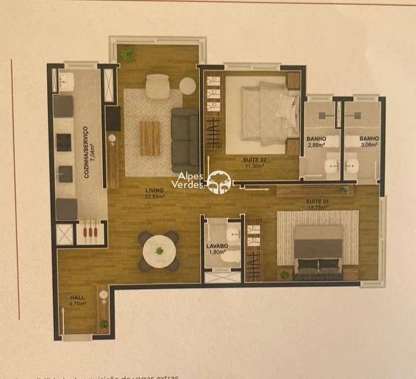 Imagem Apartamento à Venda em Centro, Canela - RS