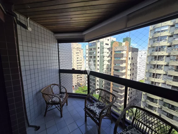 Imagem Apartamento em Aparecida, Santos/SP, 2 dormitórios + 1 reversivel 1 suíte 2 vagas vista mar
