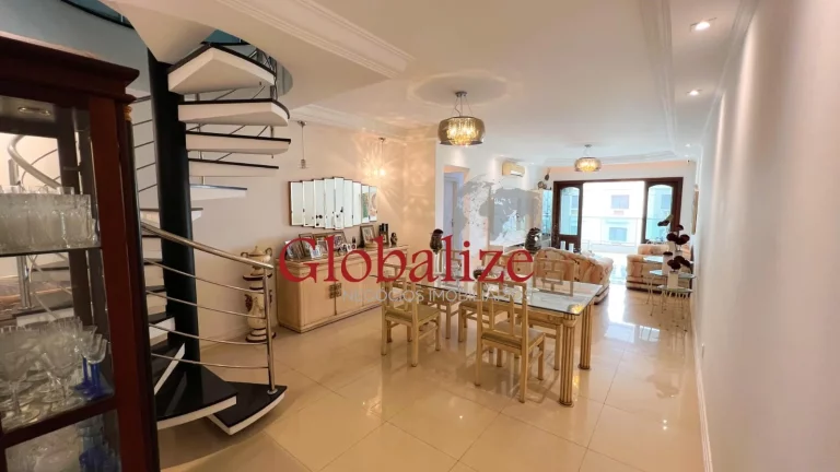Imagem Cobertura Duplex à venda com 404m², 4 Dormitórios e 3 vagas na Ponta da Praia - Santos por R$ 1.600.000,00.