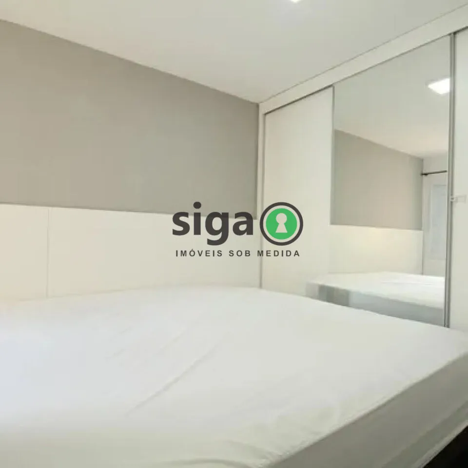 Imagem Apartamento mobiliado com 2 quartos e lazer completo em São Paulo.